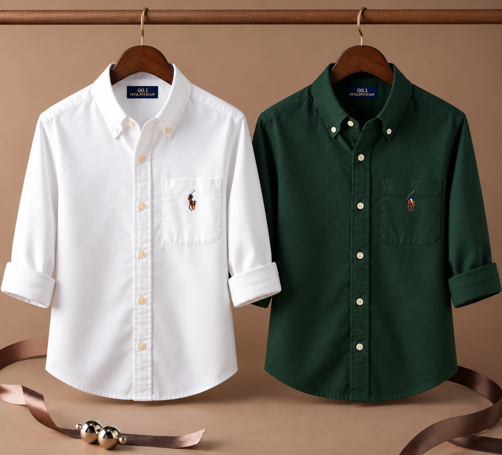 Men RL Polo Linen Cotton Shirts