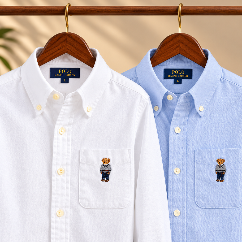 Men RL POLO Premium Teddy Logo Shirts