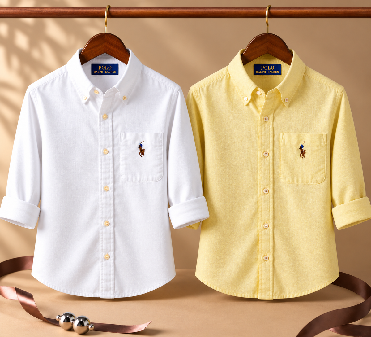 Men RL Polo Linen Cotton Shirts