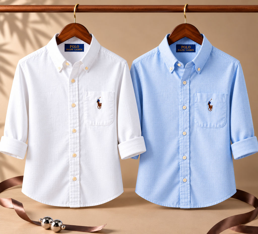 Men RL Polo Linen Cotton Shirts