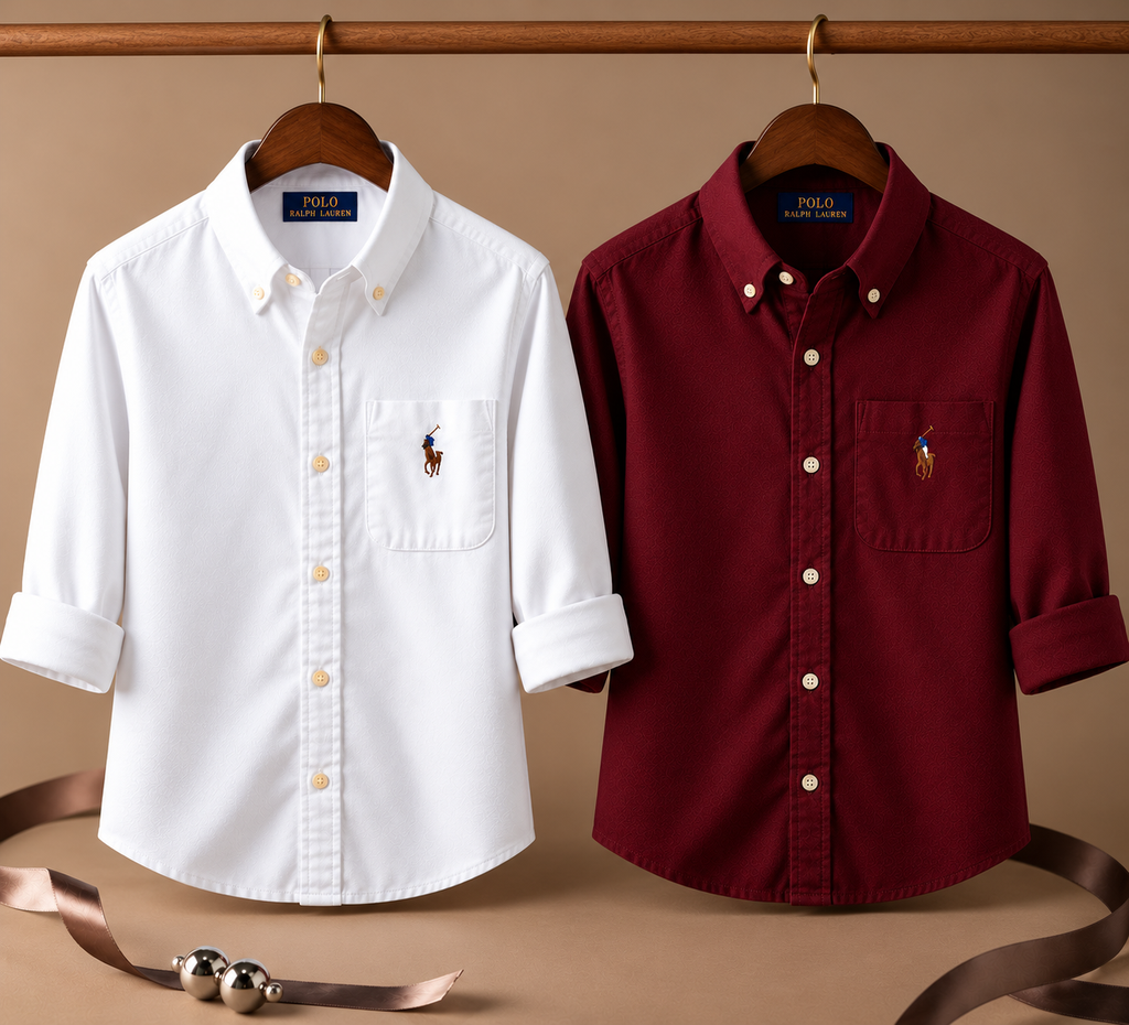 Men RL Polo Linen Cotton Shirts